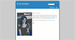 Desktop Screenshot of ericagrieder.com