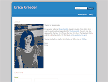 Tablet Screenshot of ericagrieder.com